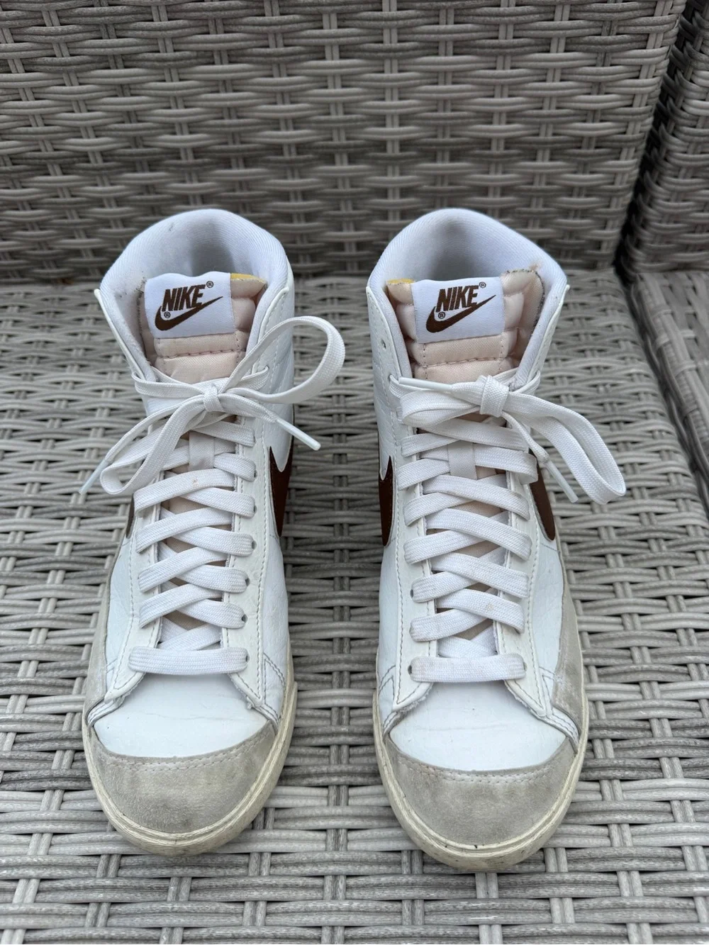 Nike womens Blazer Mid '77 Next Nature 'Cacao Wow' sneakers size 7.5 espresso